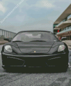 Black Ferrari Scuderia Front Diamond Painting