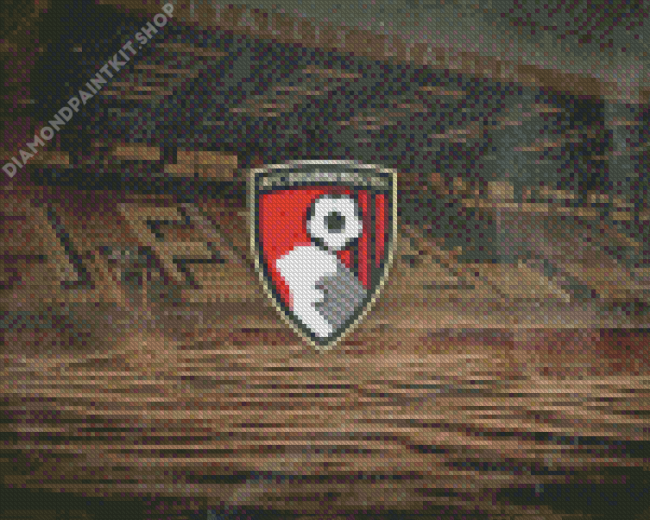 Bournemouth Football Club Logo Diamond Painting