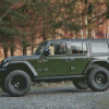 Dark Green Jeep In The Forest Diamond Painting