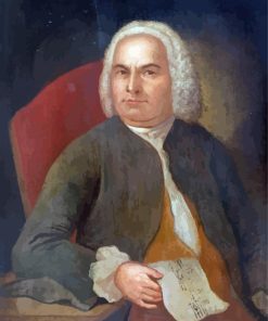 Johann Sebastian Bach Composer Diamond Painting