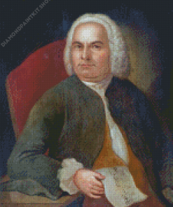 Johann Sebastian Bach Composer Diamond Painting