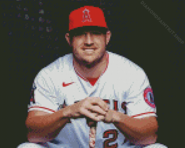 Mike Trout Diamond Painting
