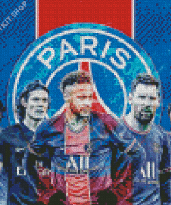 Paris Saint Germain Footballers Diamond Painting