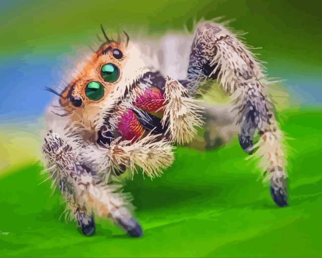 Phidippus Insect Diamond Painting