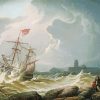 Ship In Storm Diamond Painting