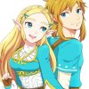 Zelda And Link Game Diamond Painting