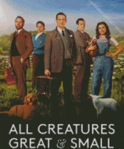 All Creatures Great And Small Poster Diamond Painting