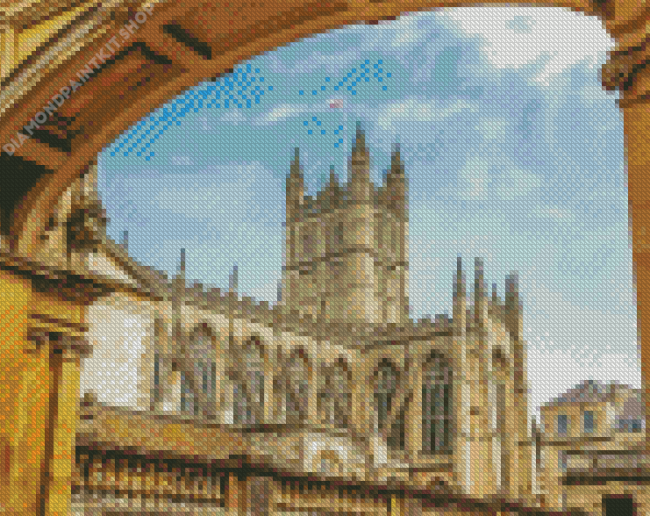 Bath Abbey Tower Diamond Painting