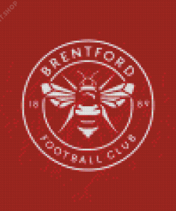Brentford Football Logo Diamond Painting