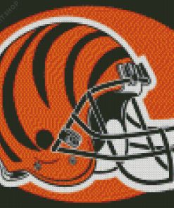 Cincinnati Bengals Helmet Diamond Painting