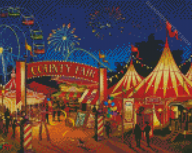 Circus Tentes Diamond Painting