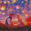 Disney Movie Tangled Lanterns Diamond Painting