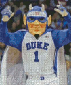 Duke Blue Duke Mascot Diamond Painting