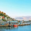 England Conwall Looe Harbour Diamond Painting