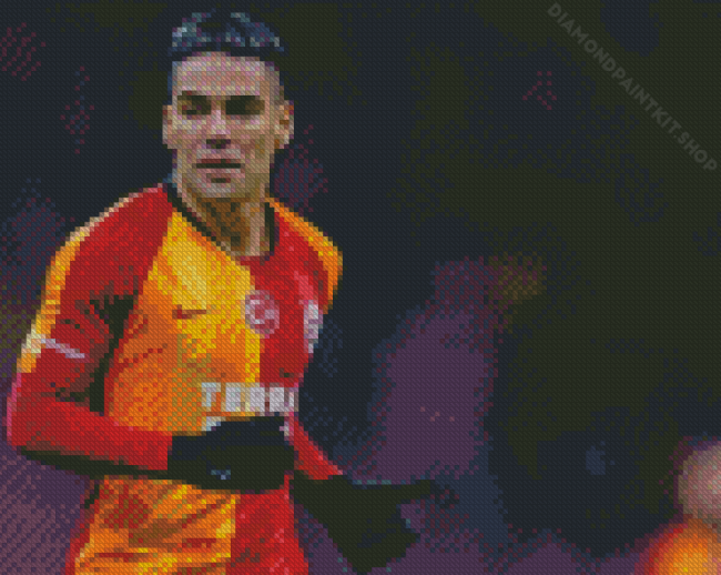 Football Player Radamel Falcao Diamond Painting