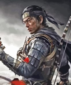 Ghost of Tsushima Video Game Diamond Painting