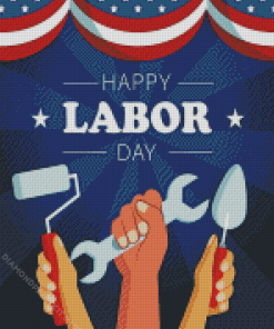 Happy Labor Day Diamond Painting