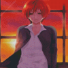 Karma Akabane Anime Boy Diamond Painting