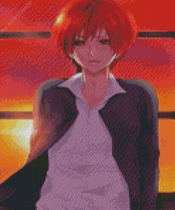 Karma Akabane Anime Boy Diamond Painting