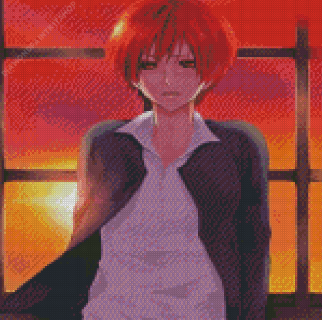 Karma Akabane Anime Boy Diamond Painting