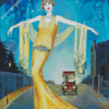 Lady In Gold Helena Lam Diamond Painting