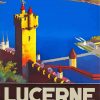 Lake Lucerne Poster Art Diamond Painting