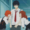 Manga Blue Spring Ride Diamond Painting