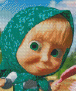 Masha And The Bear Diamond Painting