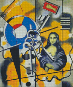 Mona Lisa With The Keys By Leger Diamond Painting