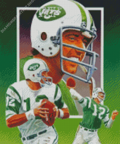 NY Jets Joe Namath Diamond Painting