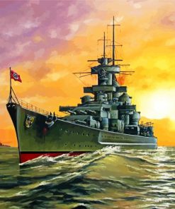 Nazi Battleship Diamond Painting