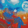 Nikola Tesla Art Diamond Painting