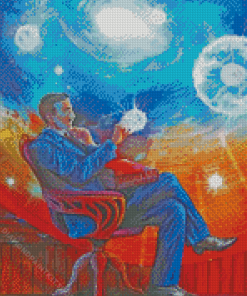 Nikola Tesla Art Diamond Painting