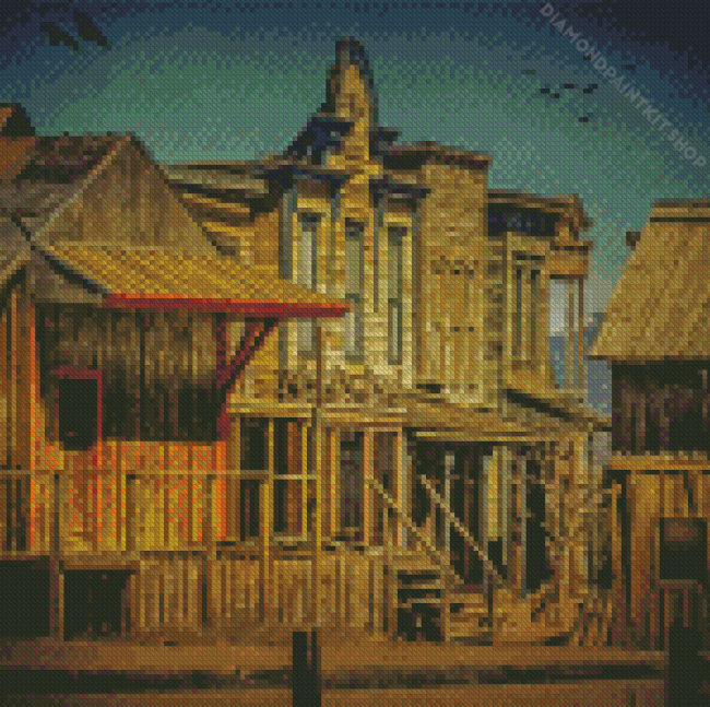 Old Western Town Diamond Painting