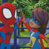 Spidey And Friend Diamond Painting