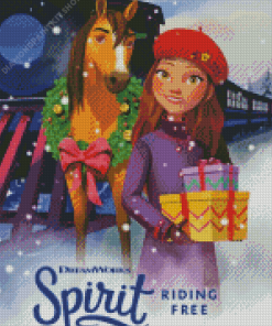 Spirit Of Christmas Animation Poster Diamond Painting