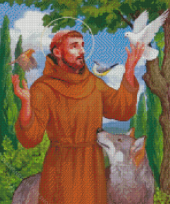 Saint Francis of Assisi Diamond Painting