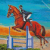 Steeplechase Horse Diamond Painting