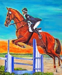 Steeplechase Horse Diamond Painting