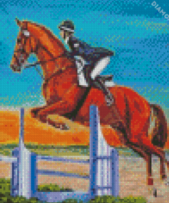 Steeplechase Horse Diamond Painting