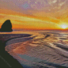 Sunset California Coastline Diamond Painting