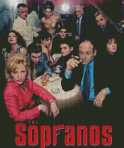 The Sopranos Poster Diamond Painting