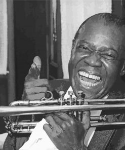 The Trumpeter Louis Armstrong Diamond Painting