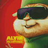 Theodore Alvin and The Chipmunks Poster Diamond Painting