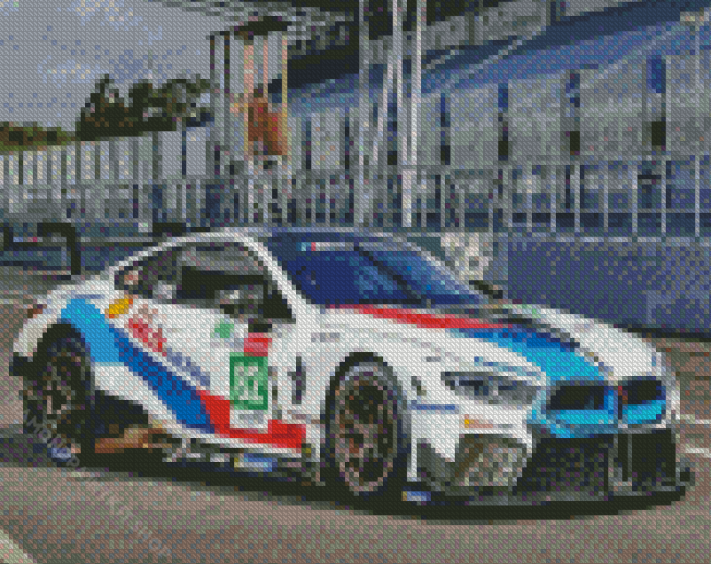 BMW M8 GTE Diamond Painting