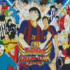 Captain Tsubasa Anime Characters Diamond Painting