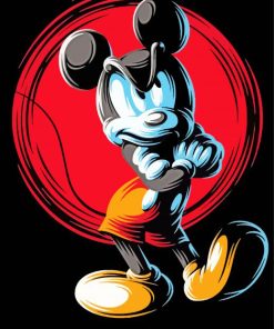 Drippy Mickey Mouse Diamond Painting