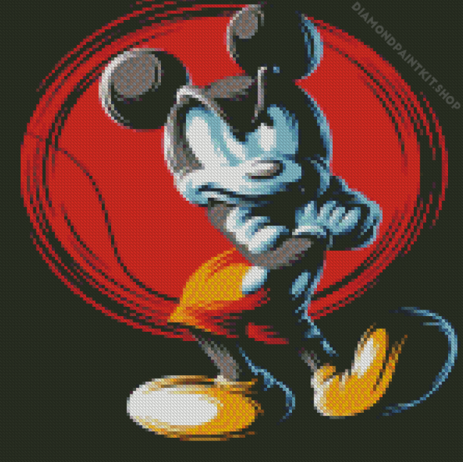 Drippy Mickey Mouse Diamond Painting