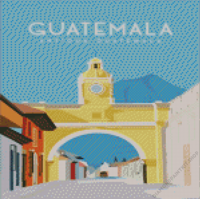 Guatemala Mexico Poster Diamond Painting