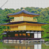 Kinkakuji Temple of the Golden Pavilion Diamond Painting